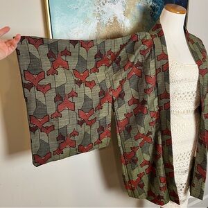 Woven Patterned Kimono